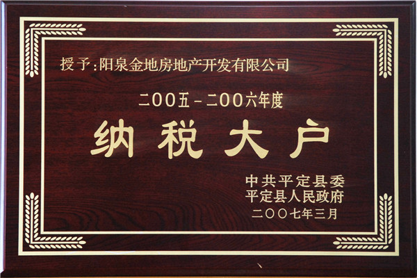 納稅大(dà)戶